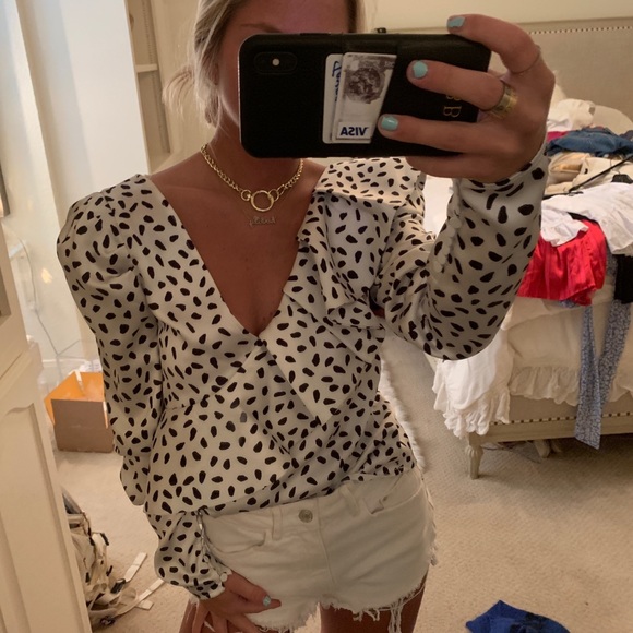 Self-Portrait Tops - Self portrait ruffle blouse